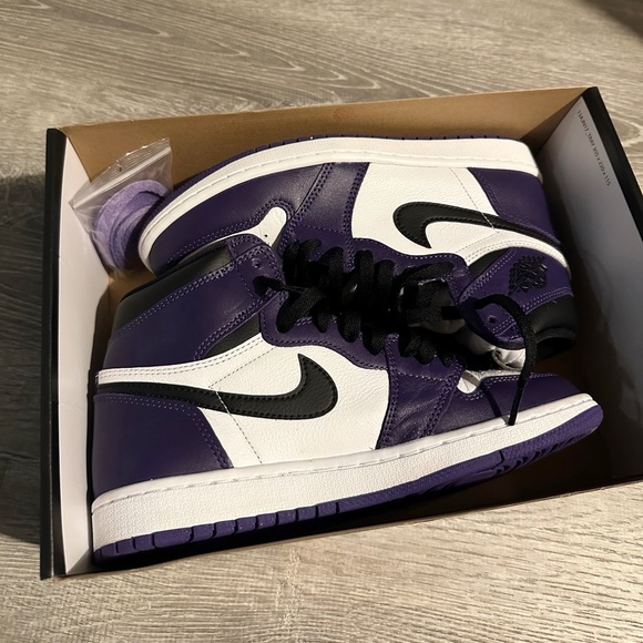 Jordan 1 Court purple - Picture 4 of 6